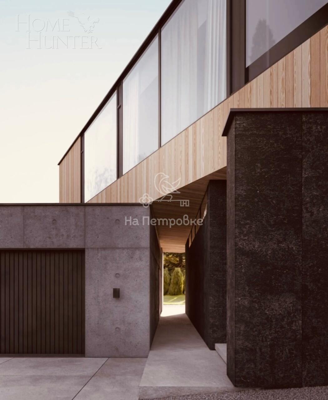 2-этажный коттедж 346.3 м² без отделки