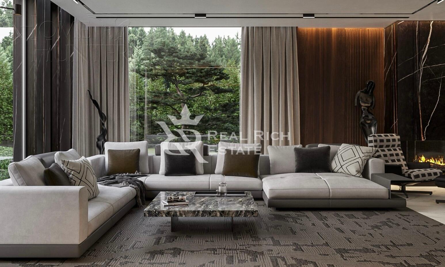 2-этажный коттедж 605 м² без отделки