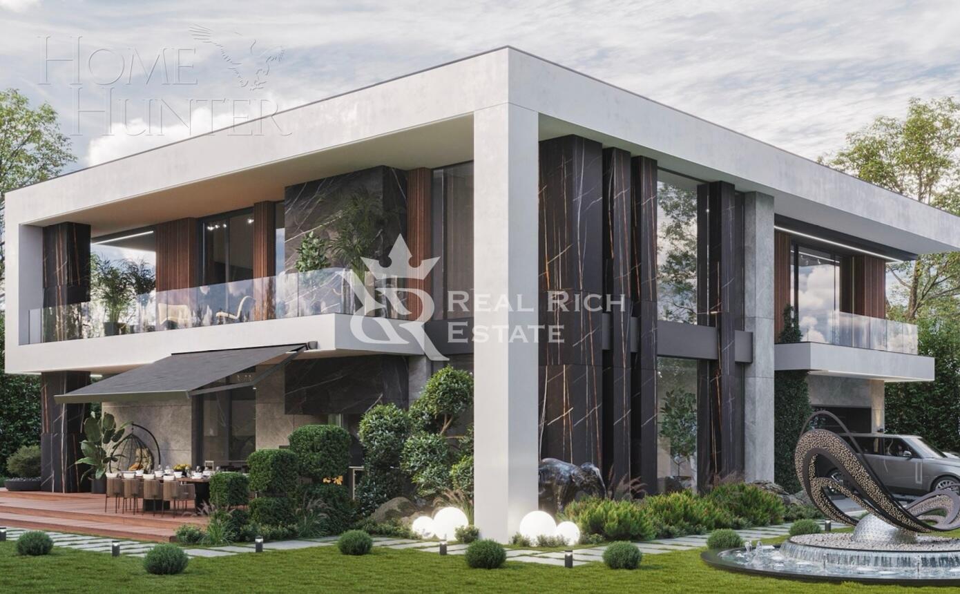 2-этажный коттедж 605 м² без отделки