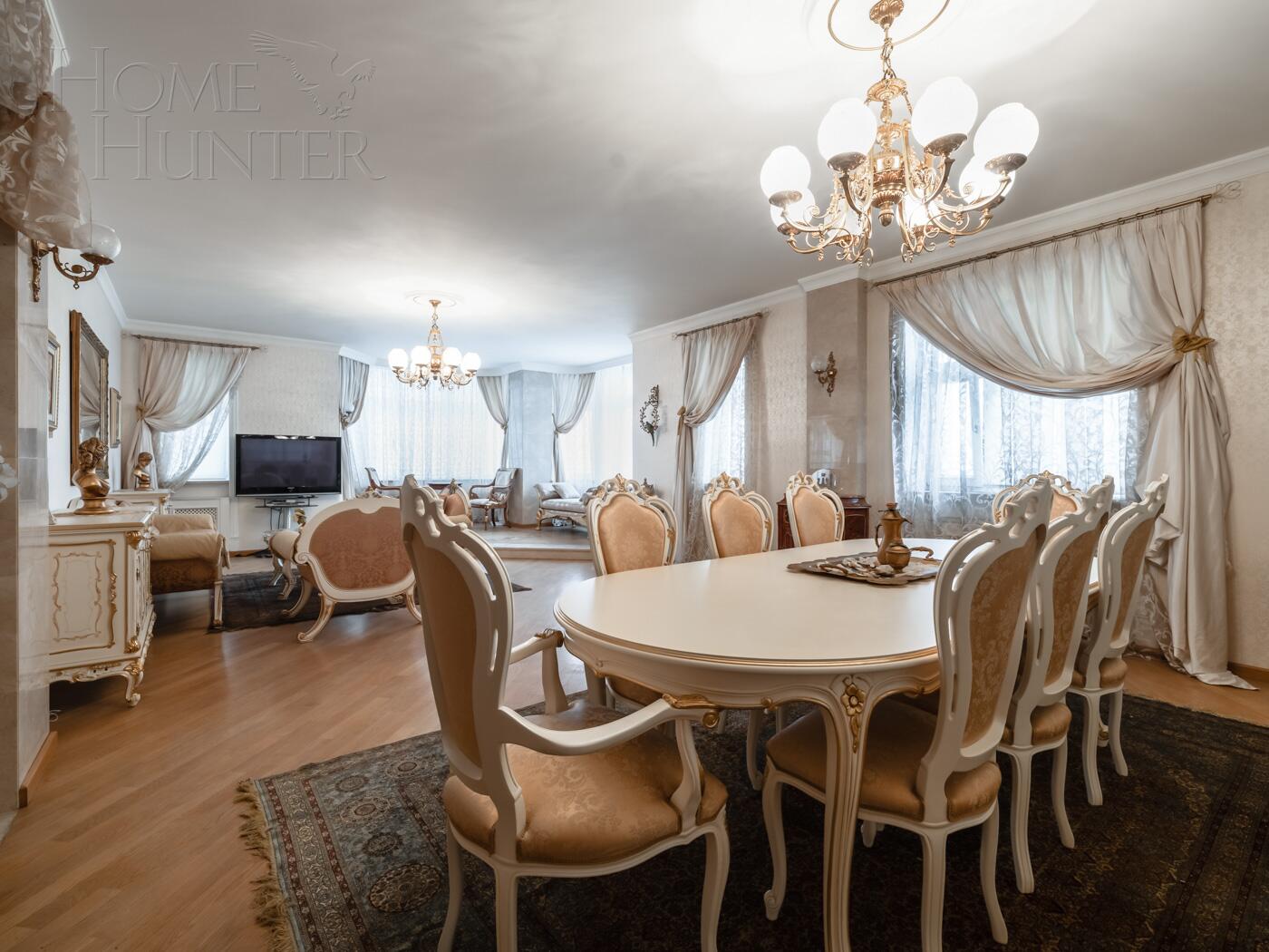 4-КОМН. КВАРТИРА С ОТДЕЛКОЙ 220 М² НА 31 ЭТАЖЕ