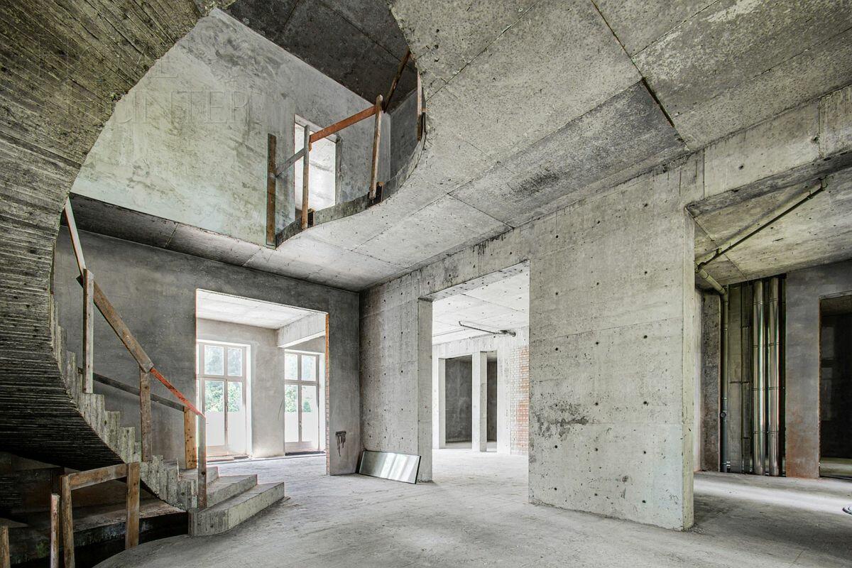 2-этажный коттедж 1 289 м² без отделки