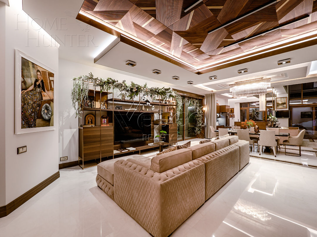 2-этажный коттедж 980 м² с отделкой