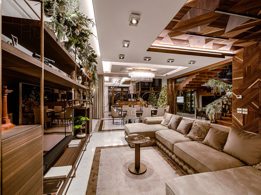 2-этажный коттедж 980 м² с отделкой