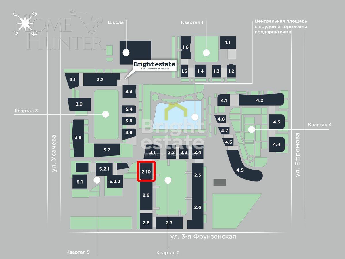 3-КОМН. КВАРТИРА БЕЗ ОТДЕЛКИ 105 М² НА 3 ЭТАЖЕ