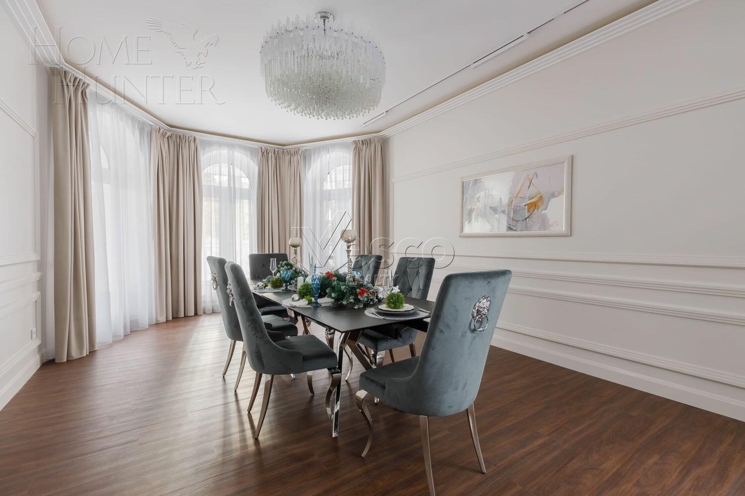 3-этажный коттедж 400 м² с отделкой