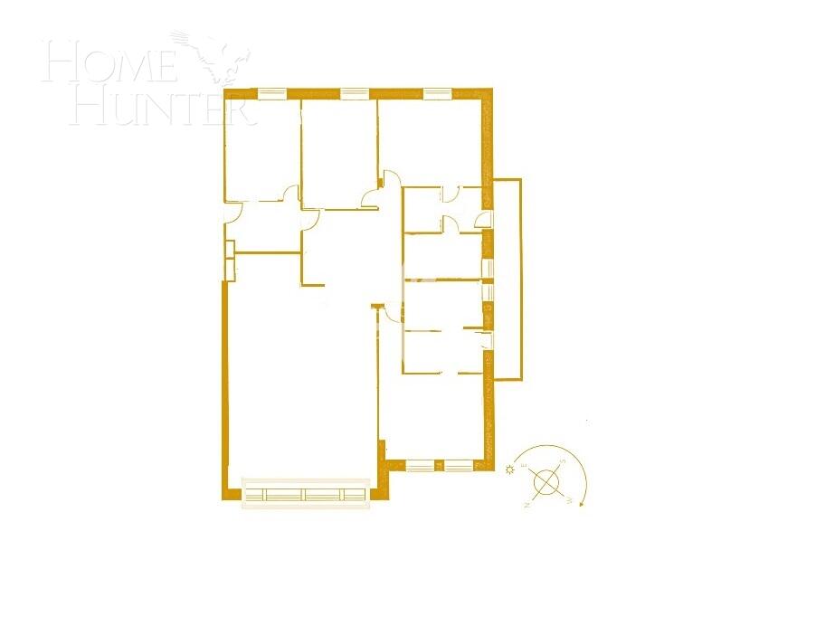 5-КОМН. КВАРТИРА БЕЗ ОТДЕЛКИ 272 М² НА 7 ЭТАЖЕ