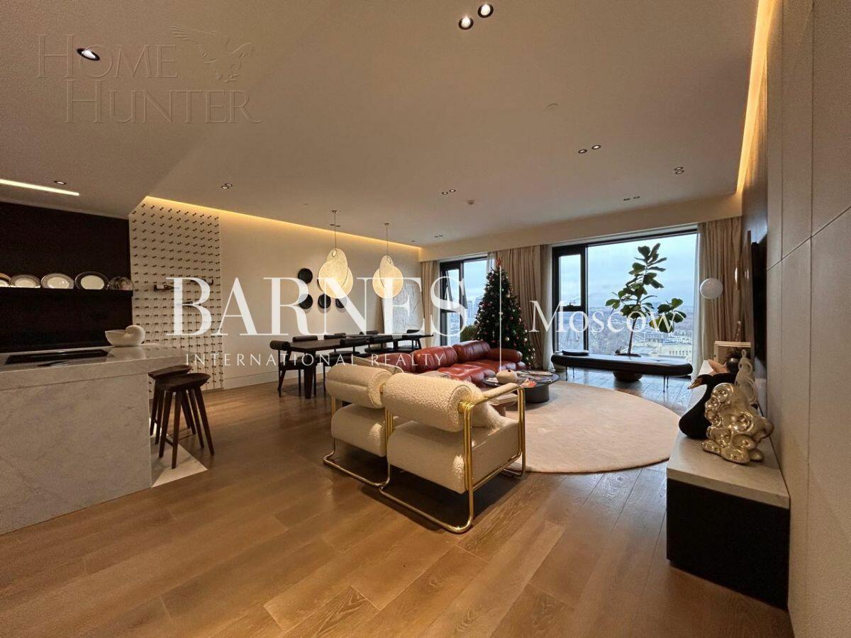 3-КОМН. АПАРТАМЕНТЫ С ОТДЕЛКОЙ 128.2 М² НА 18 ЭТАЖЕ