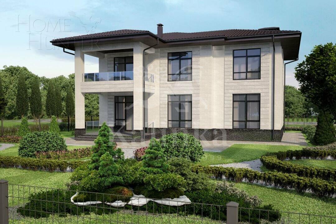 2-этажный коттедж 276.42 м² без отделки