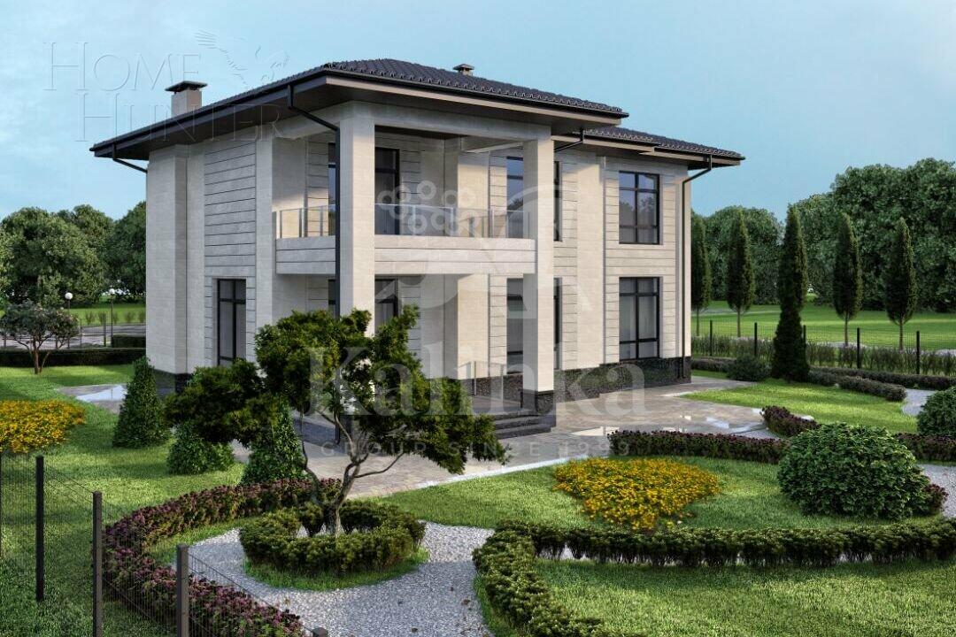 2-этажный коттедж 276.42 м² без отделки
