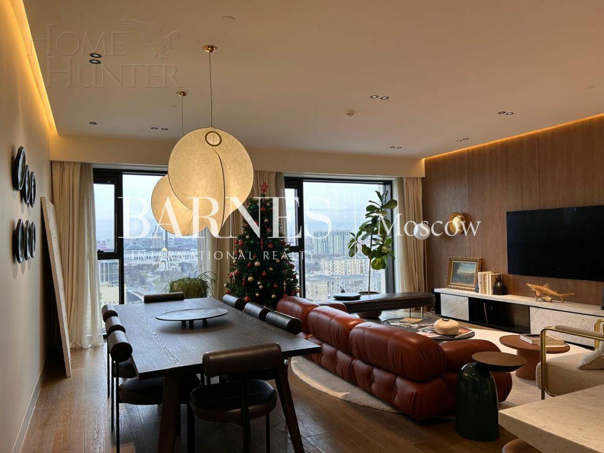 3-КОМН. АПАРТАМЕНТЫ С ОТДЕЛКОЙ 128.2 М² НА 18 ЭТАЖЕ