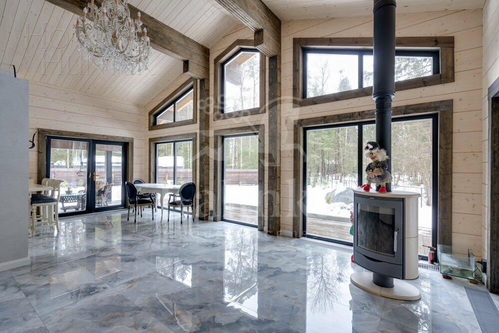 1-этажный коттедж 210 м² с отделкой