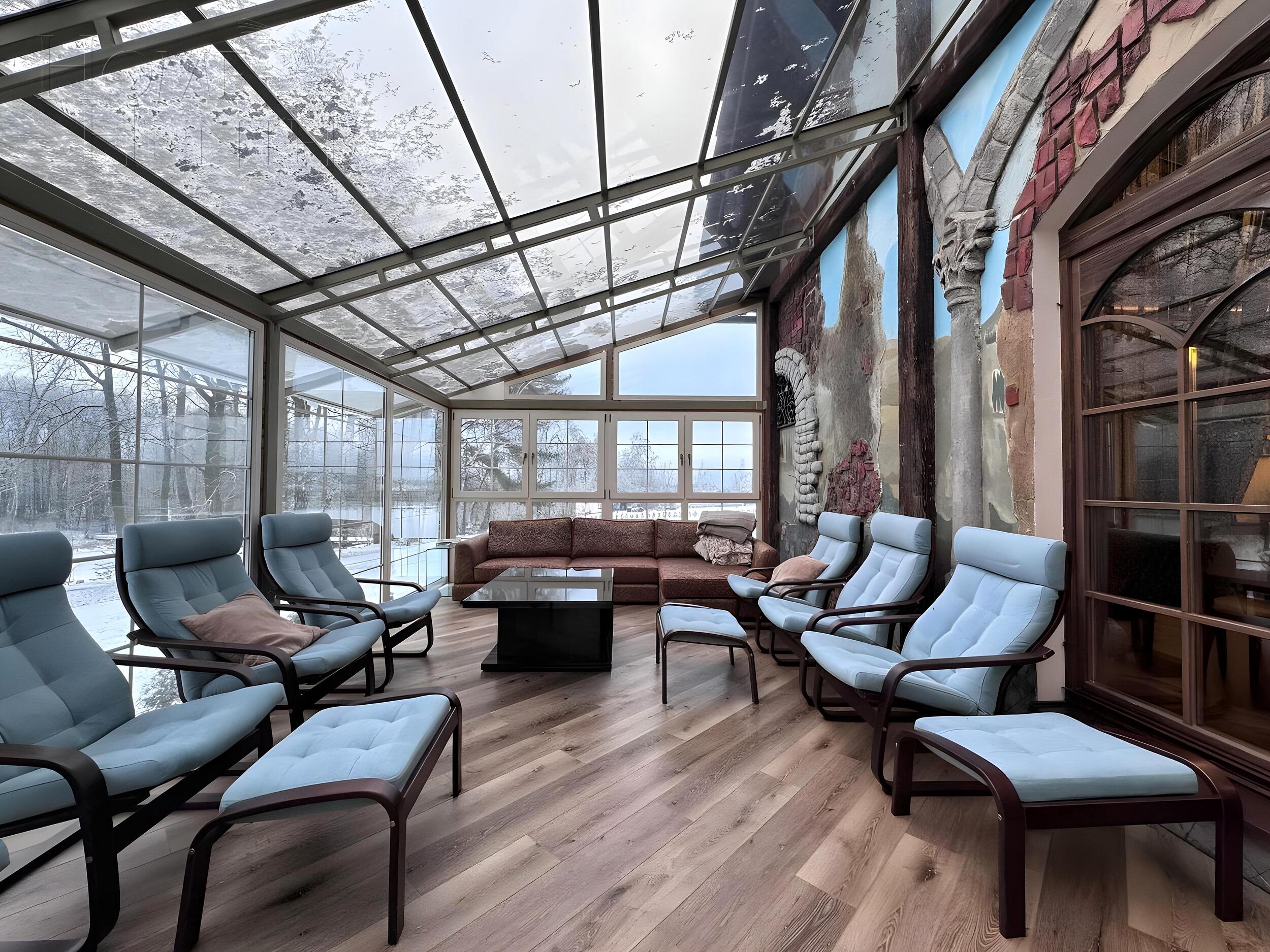 2-этажный коттедж 760 м² с отделкой