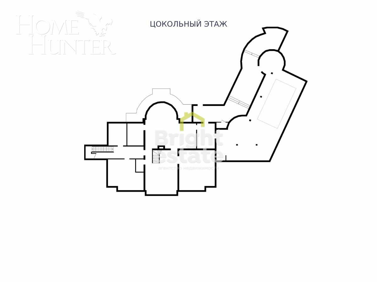 2-этажный коттедж 1 624 м² с отделкой