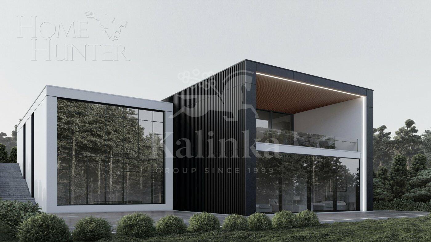 1-этажный коттедж 515 м² без отделки