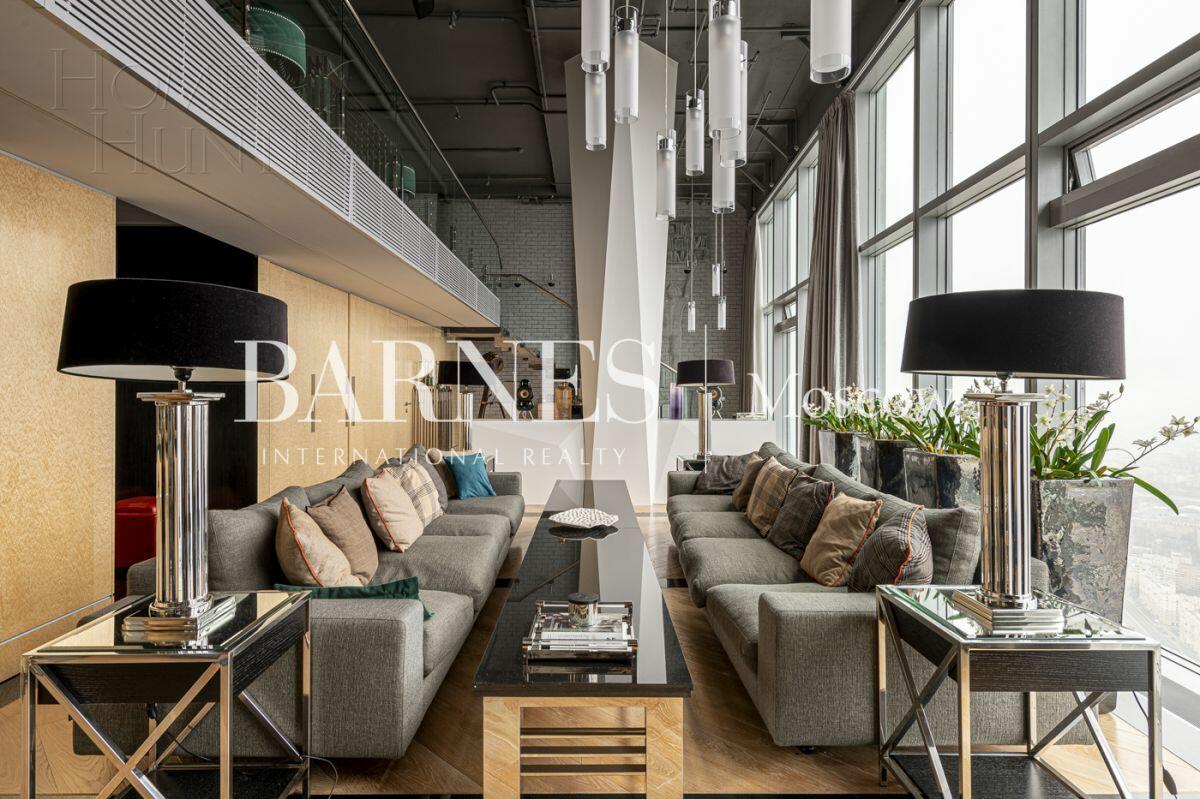 2-УРОВНЕВЫЕ АПАРТАМЕНТЫ С ОТДЕЛКОЙ 154 М² НА 68 ЭТАЖЕ