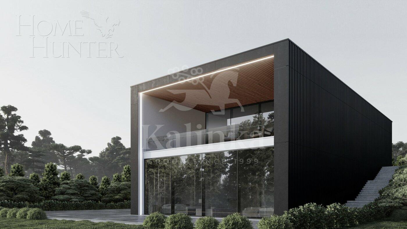 1-этажный коттедж 515 м² без отделки