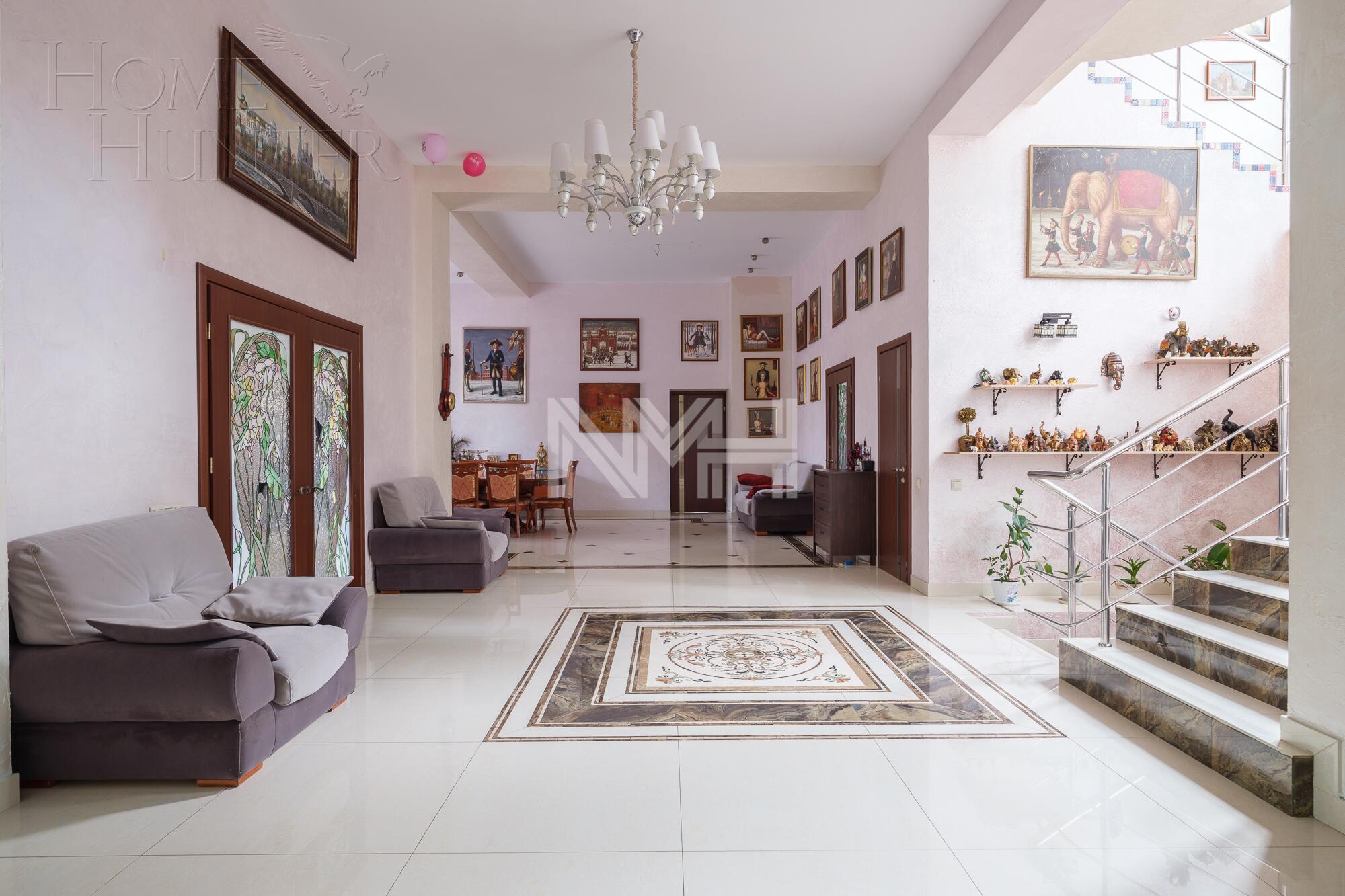 2-этажный коттедж 800 м² с отделкой