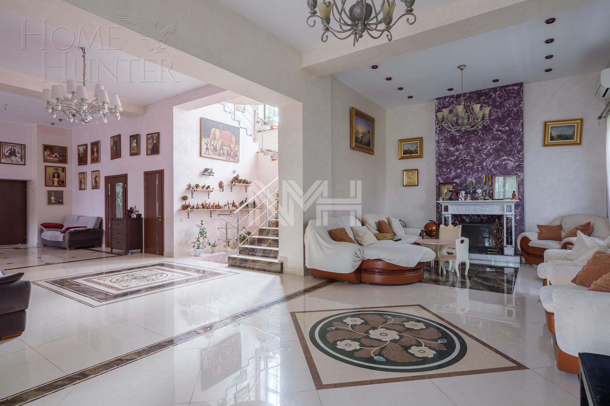 2-этажный коттедж 800 м² с отделкой