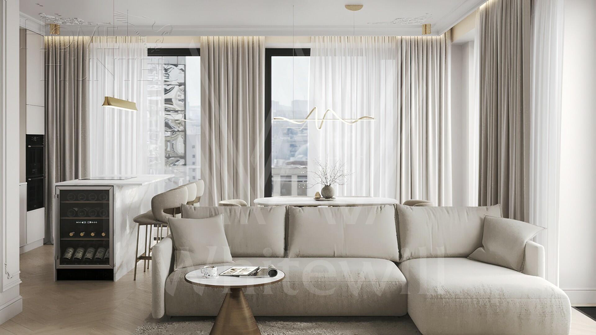 3-КОМН. КВАРТИРА БЕЗ ОТДЕЛКИ 91 М² НА 16 ЭТАЖЕ