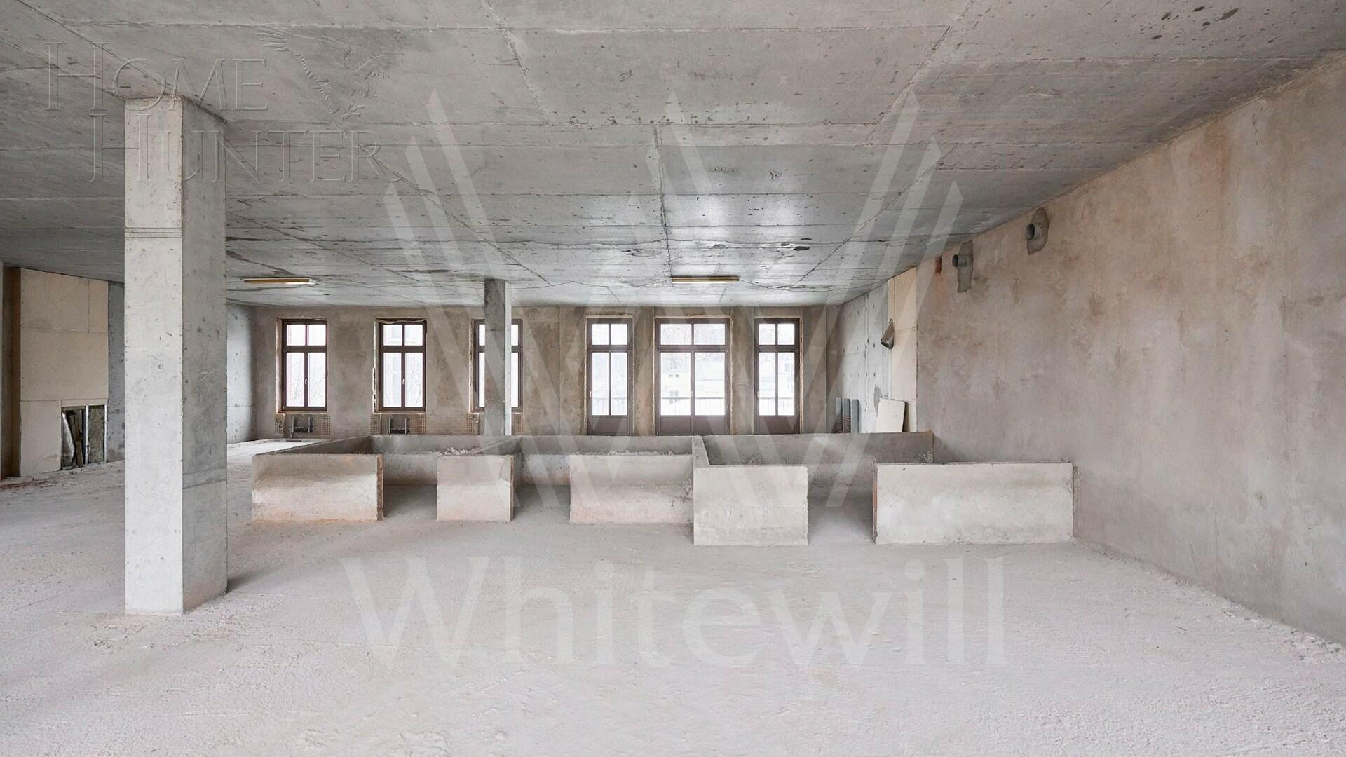 2-УРОВНЕВАЯ КВАРТИРА БЕЗ ОТДЕЛКИ 504 М² НА 3 ЭТАЖЕ