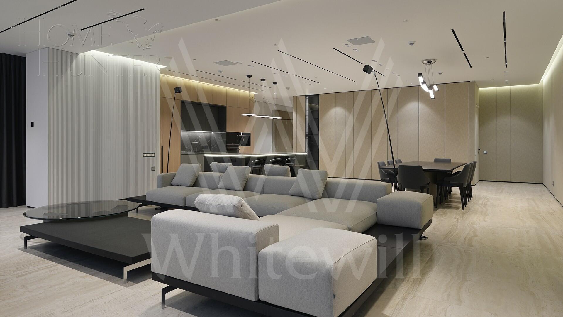 3-КОМН. АПАРТАМЕНТЫ С ОТДЕЛКОЙ 209.6 М² НА 47 ЭТАЖЕ