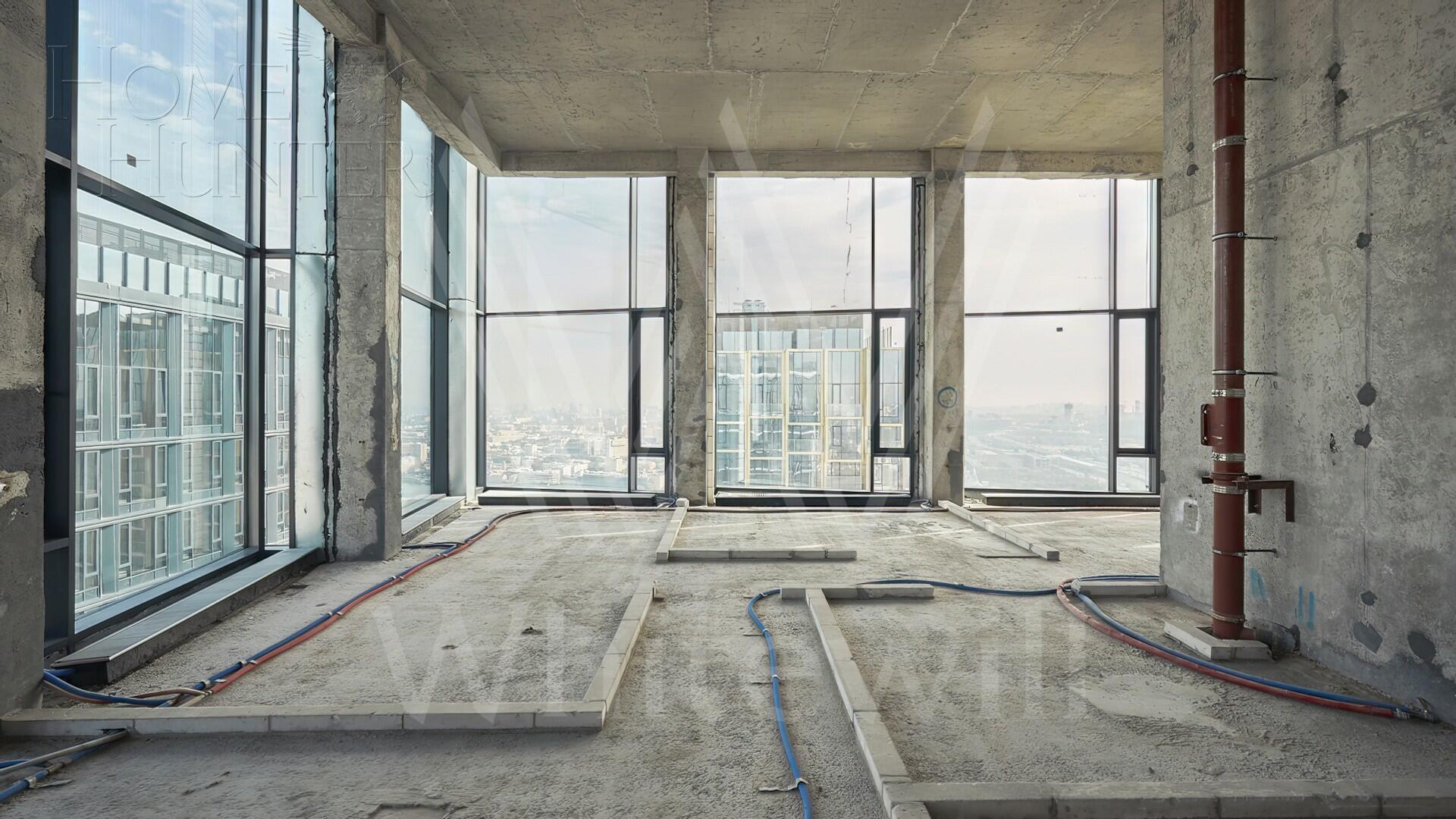 4-КОМН. КВАРТИРА БЕЗ ОТДЕЛКИ 165 М² НА 41 ЭТАЖЕ