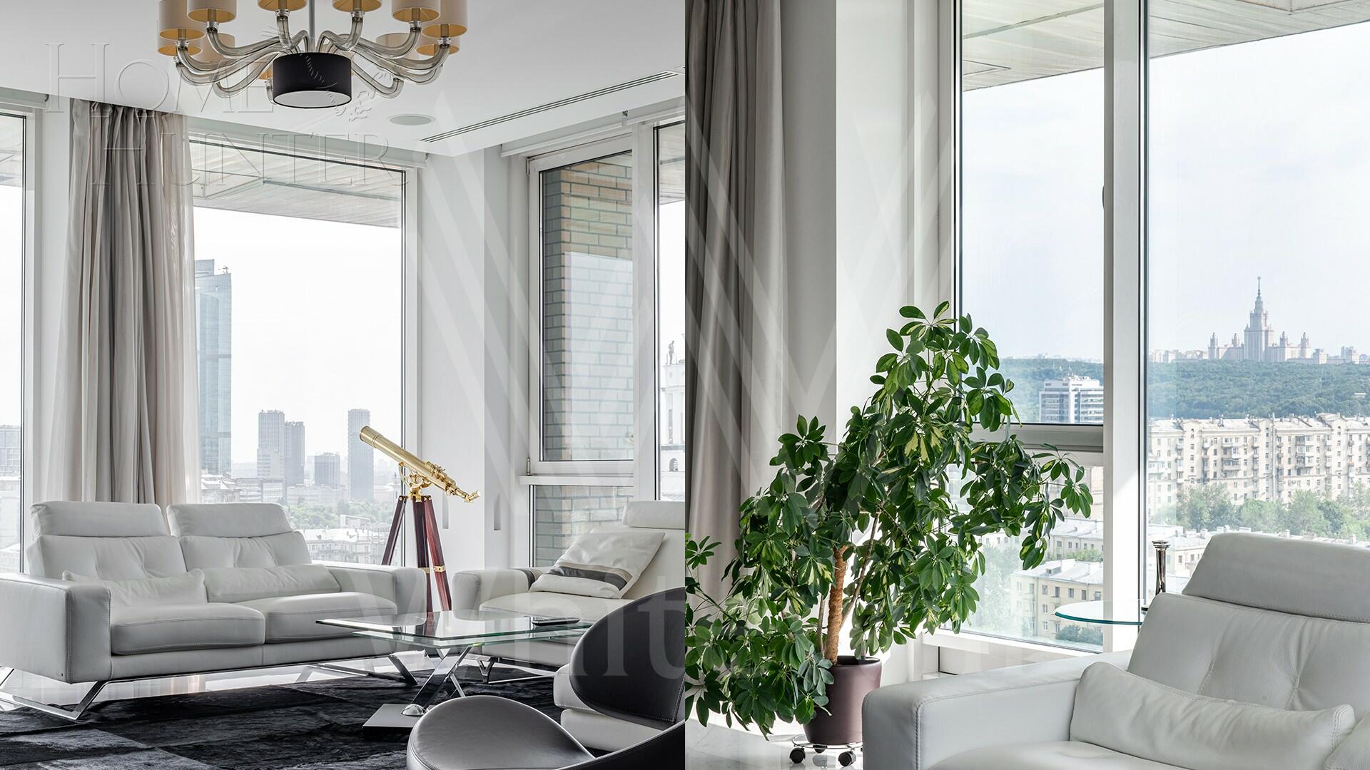 2-УРОВНЕВЫЙ ПЕНТХАУС С ОТДЕЛКОЙ 220 М² НА 14 ЭТАЖЕ