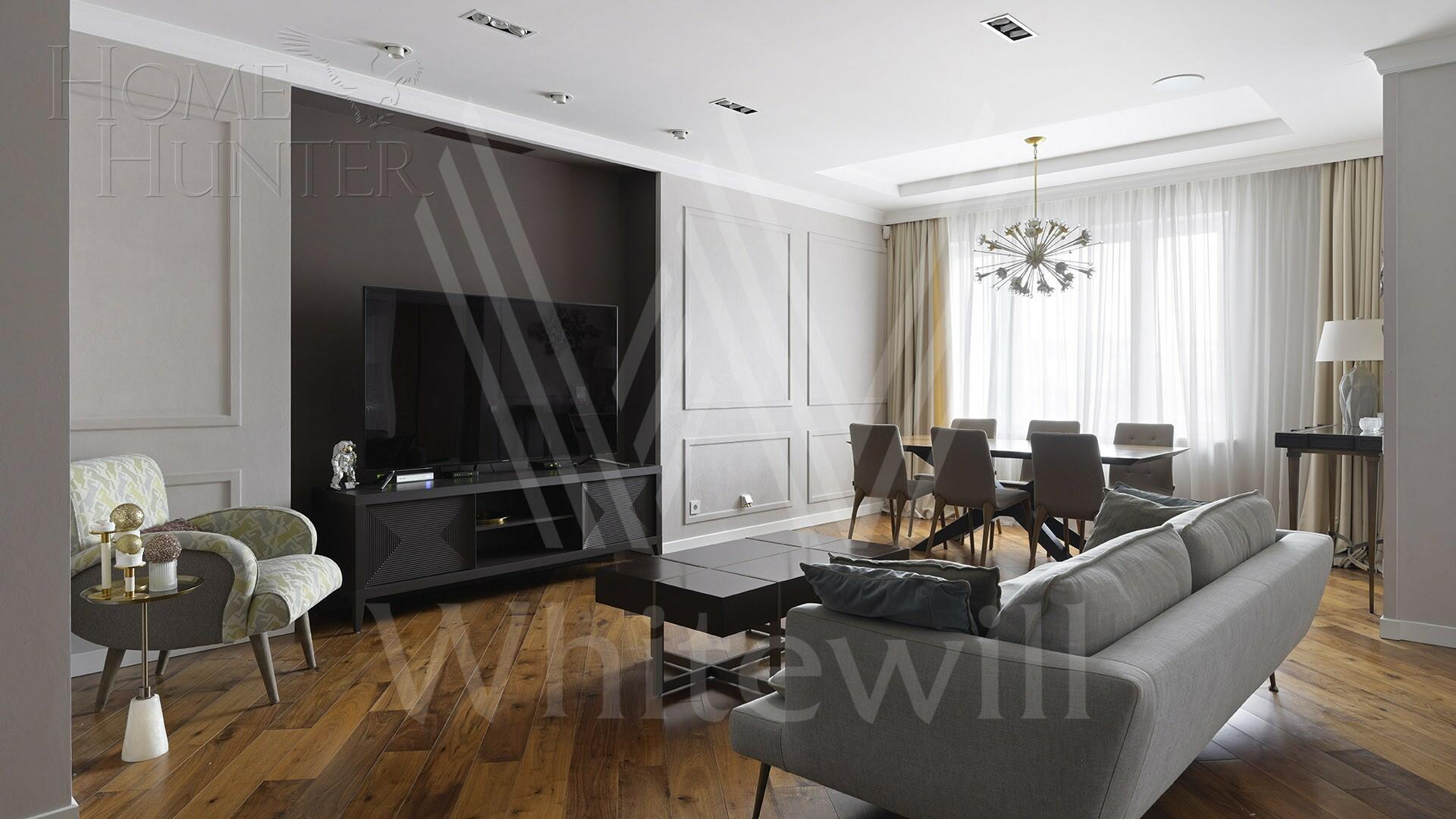 3-КОМН. КВАРТИРА С ОТДЕЛКОЙ 125 М² НА 5 ЭТАЖЕ