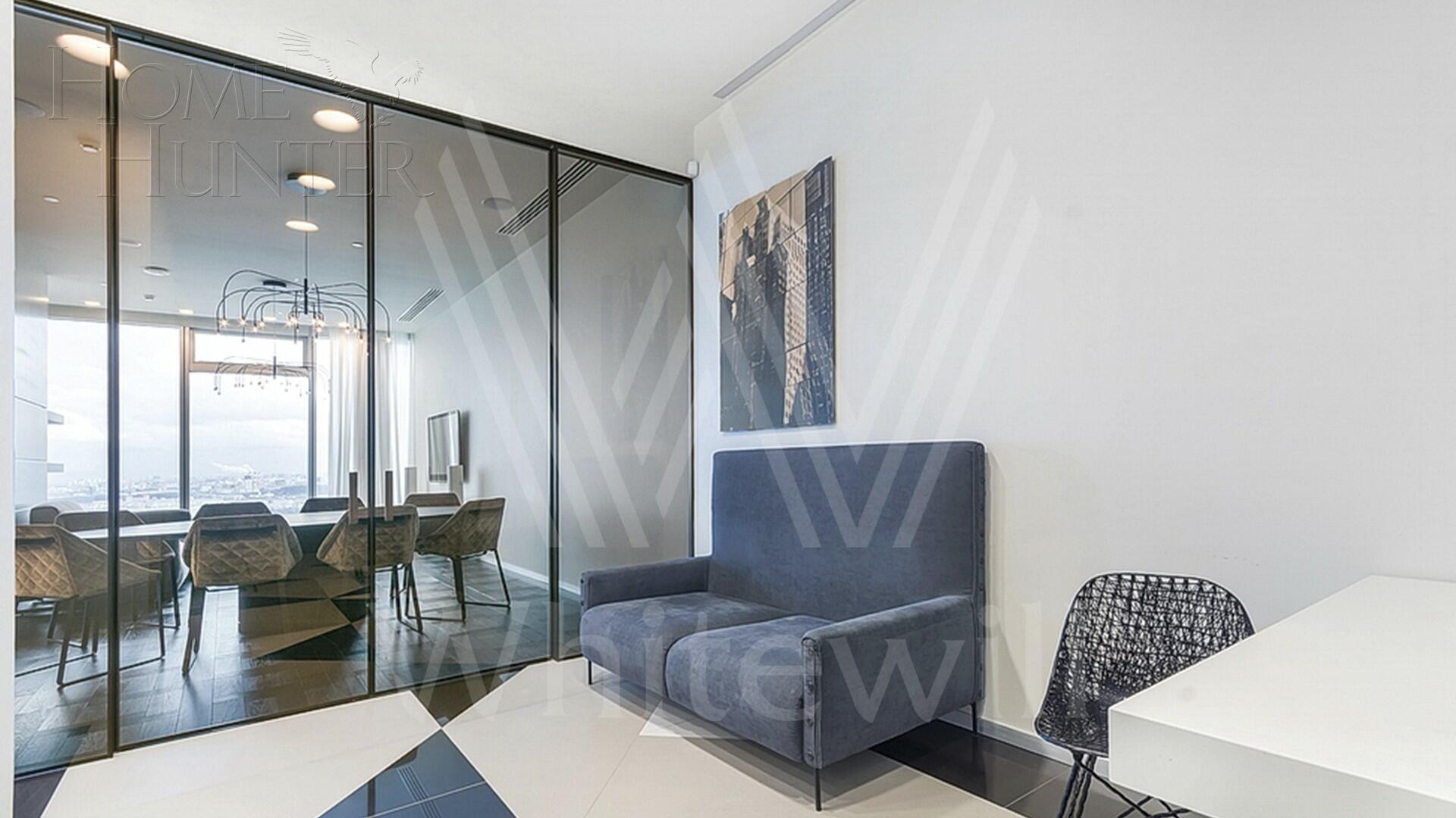 4-КОМН. АПАРТАМЕНТЫ С ОТДЕЛКОЙ 175.2 М² НА 40 ЭТАЖЕ