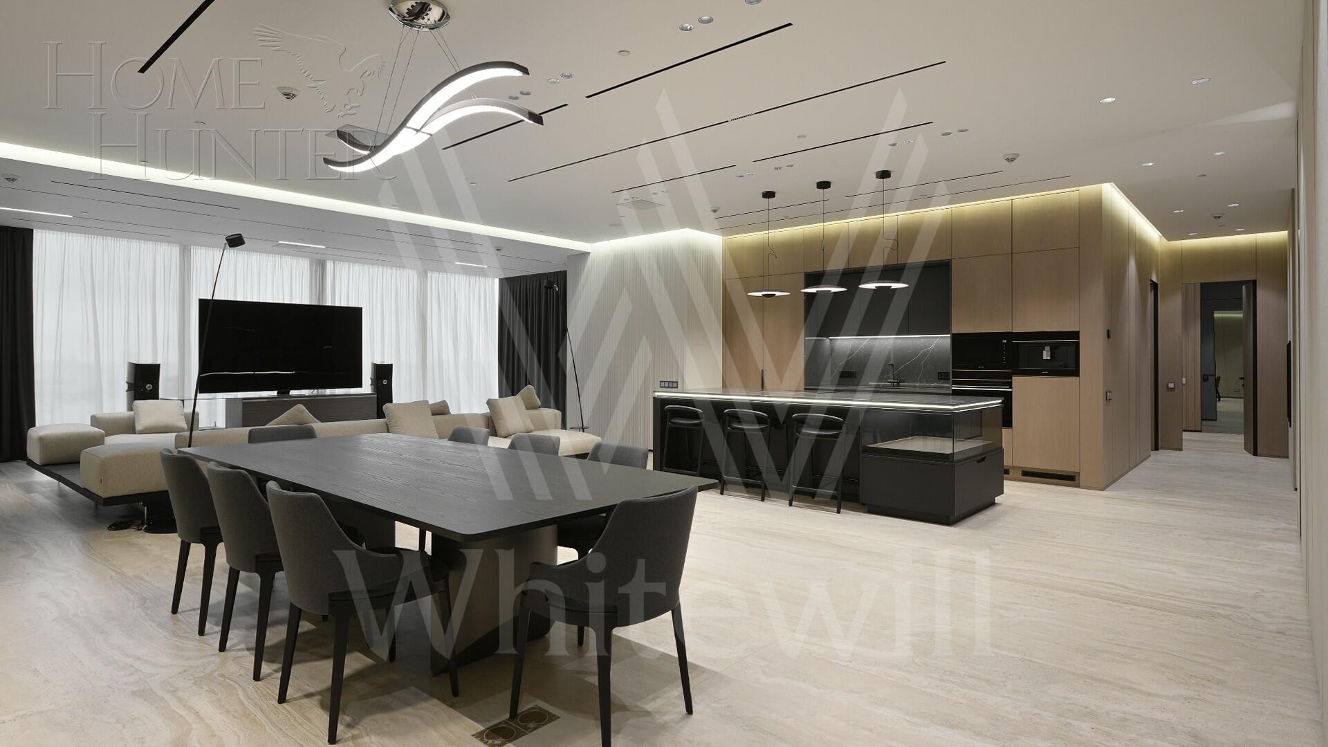 3-КОМН. АПАРТАМЕНТЫ С ОТДЕЛКОЙ 209.6 М² НА 47 ЭТАЖЕ