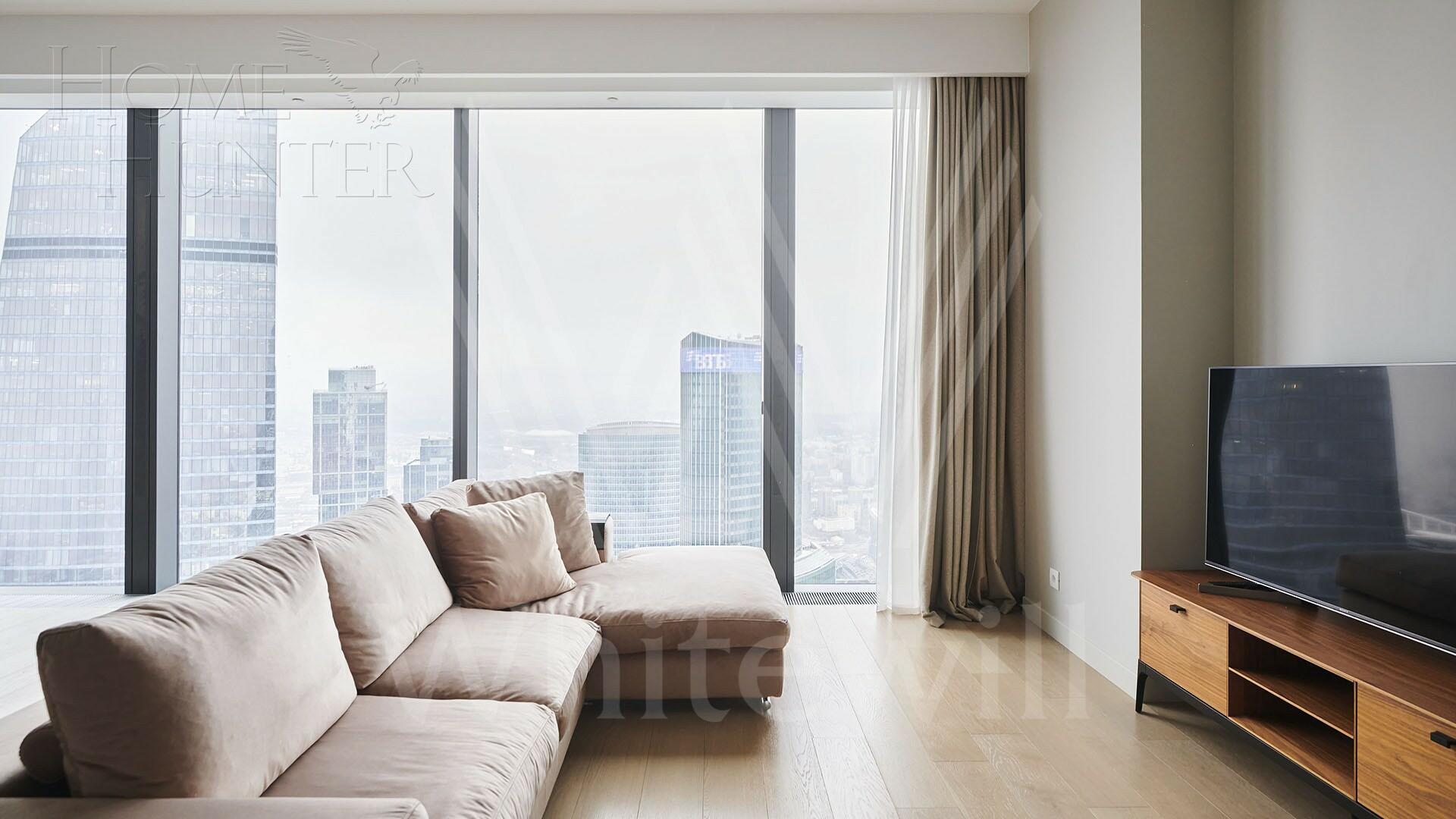 1-КОМН. АПАРТАМЕНТЫ С ОТДЕЛКОЙ 79 М² НА 71 ЭТАЖЕ