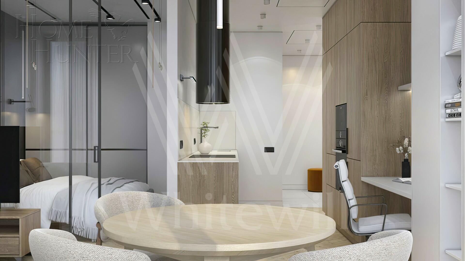 1-КОМН. АПАРТАМЕНТЫ С ОТДЕЛКОЙ 41.8 М² НА 7 ЭТАЖЕ