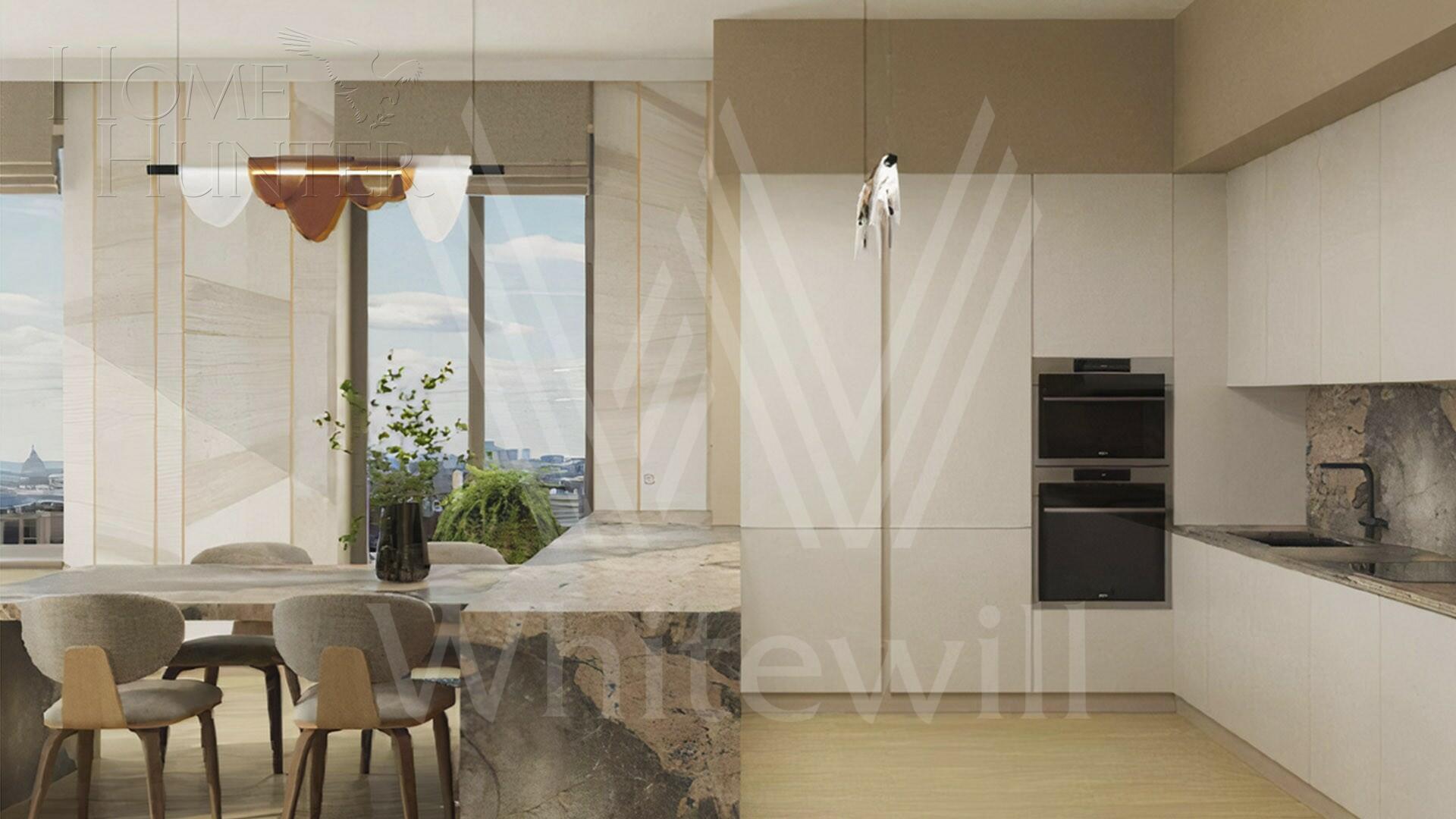 4-КОМН. КВАРТИРА С ОТДЕЛКОЙ 273 М² НА 18 ЭТАЖЕ