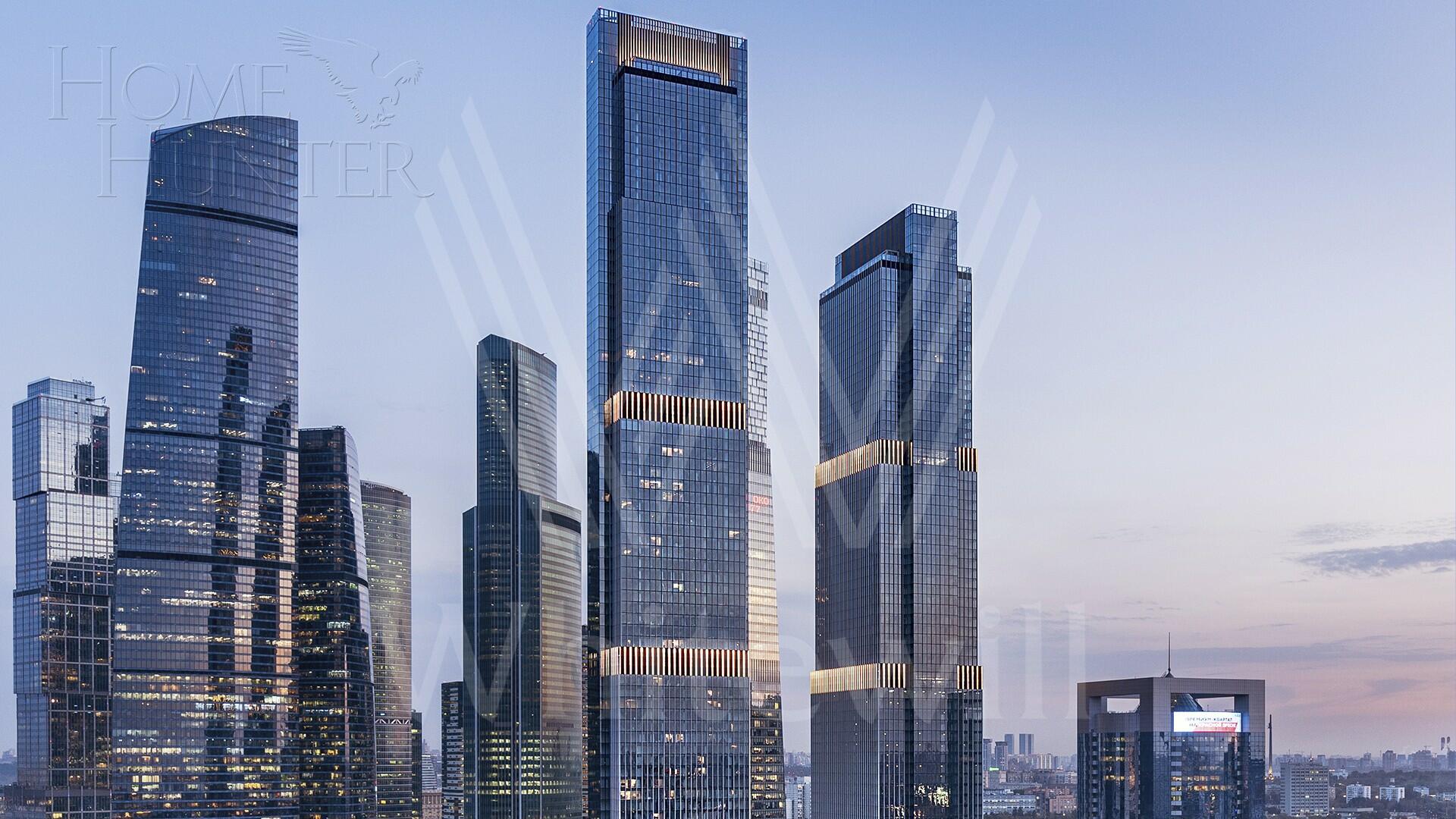 1-КОМН. АПАРТАМЕНТЫ С ОТДЕЛКОЙ 79 М² НА 71 ЭТАЖЕ