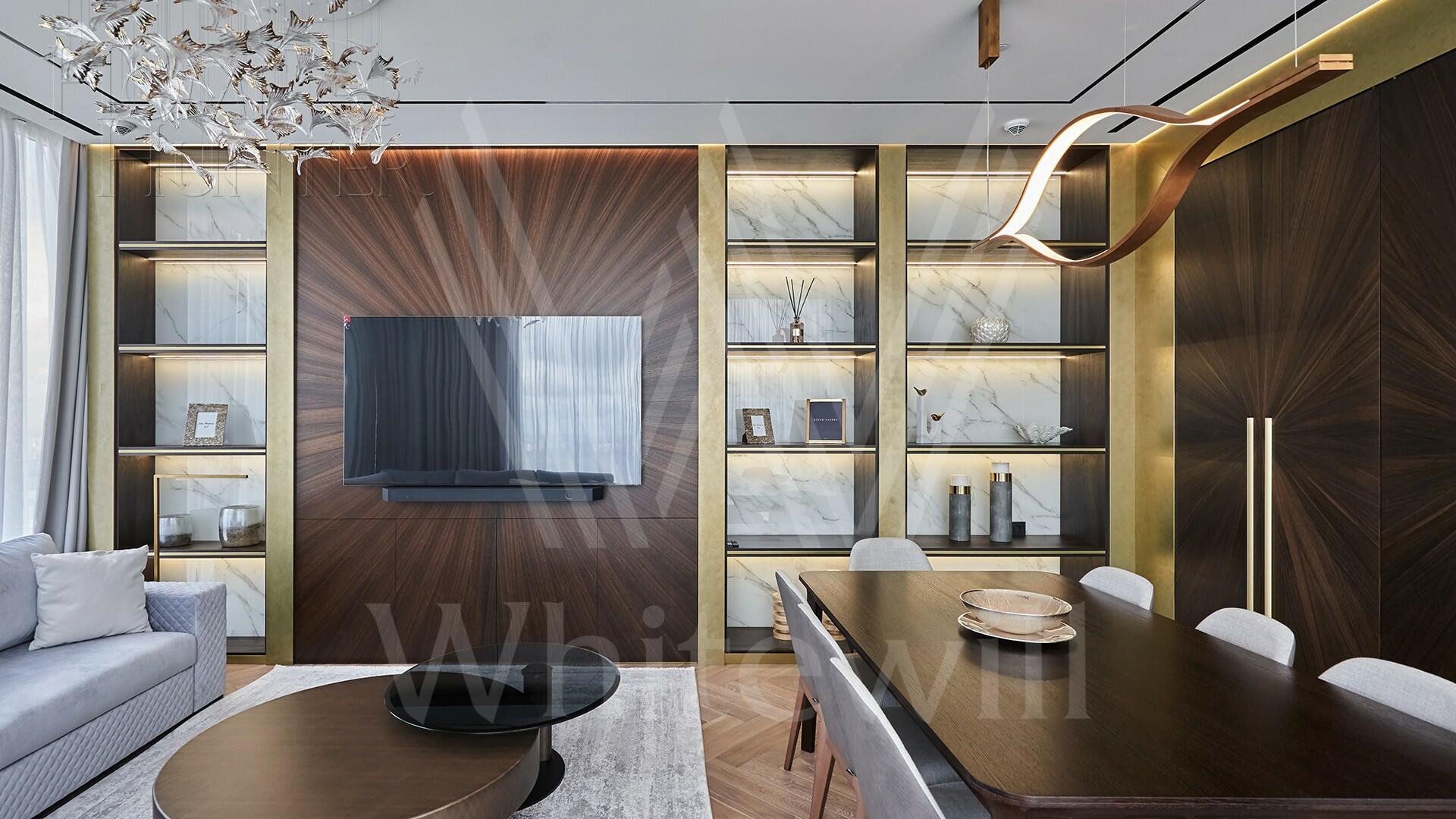 3-КОМН. АПАРТАМЕНТЫ С ОТДЕЛКОЙ 113 М² НА 69 ЭТАЖЕ