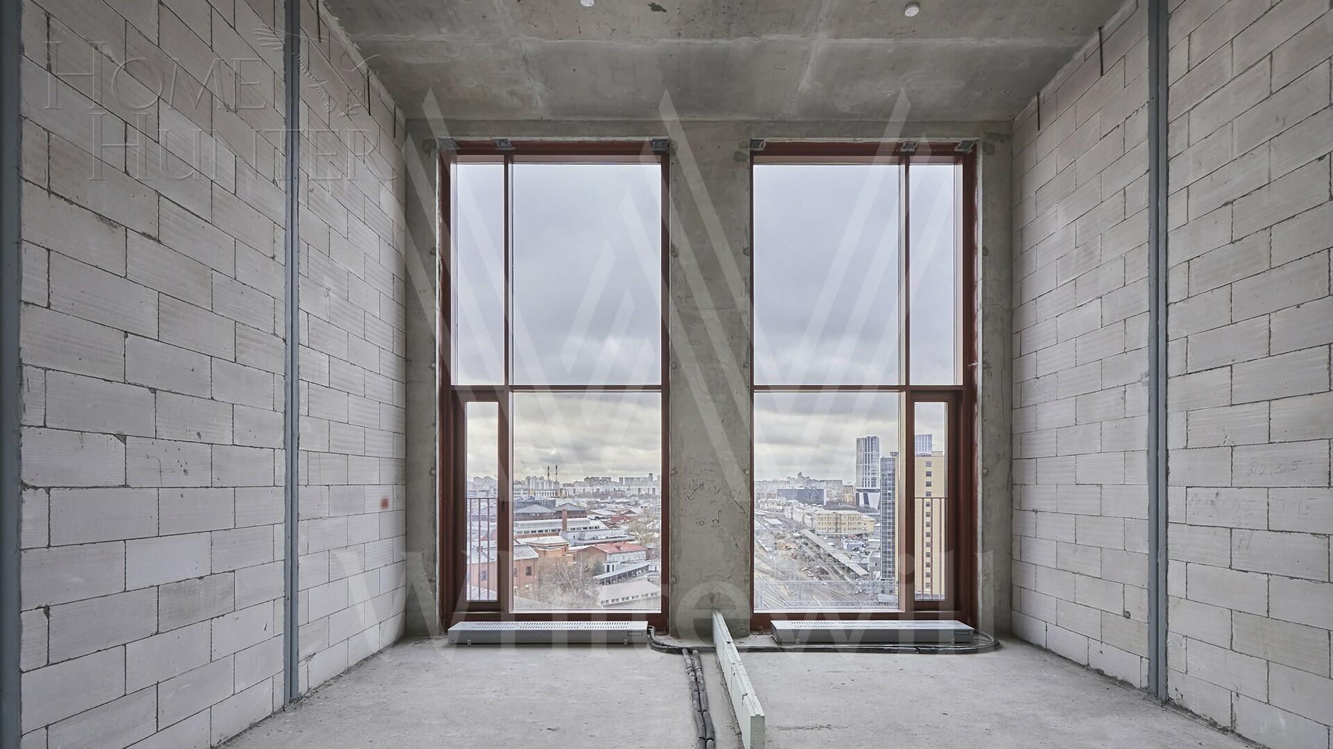 3-КОМН. ПЕНТХАУС БЕЗ ОТДЕЛКИ 65 М² НА 10 ЭТАЖЕ