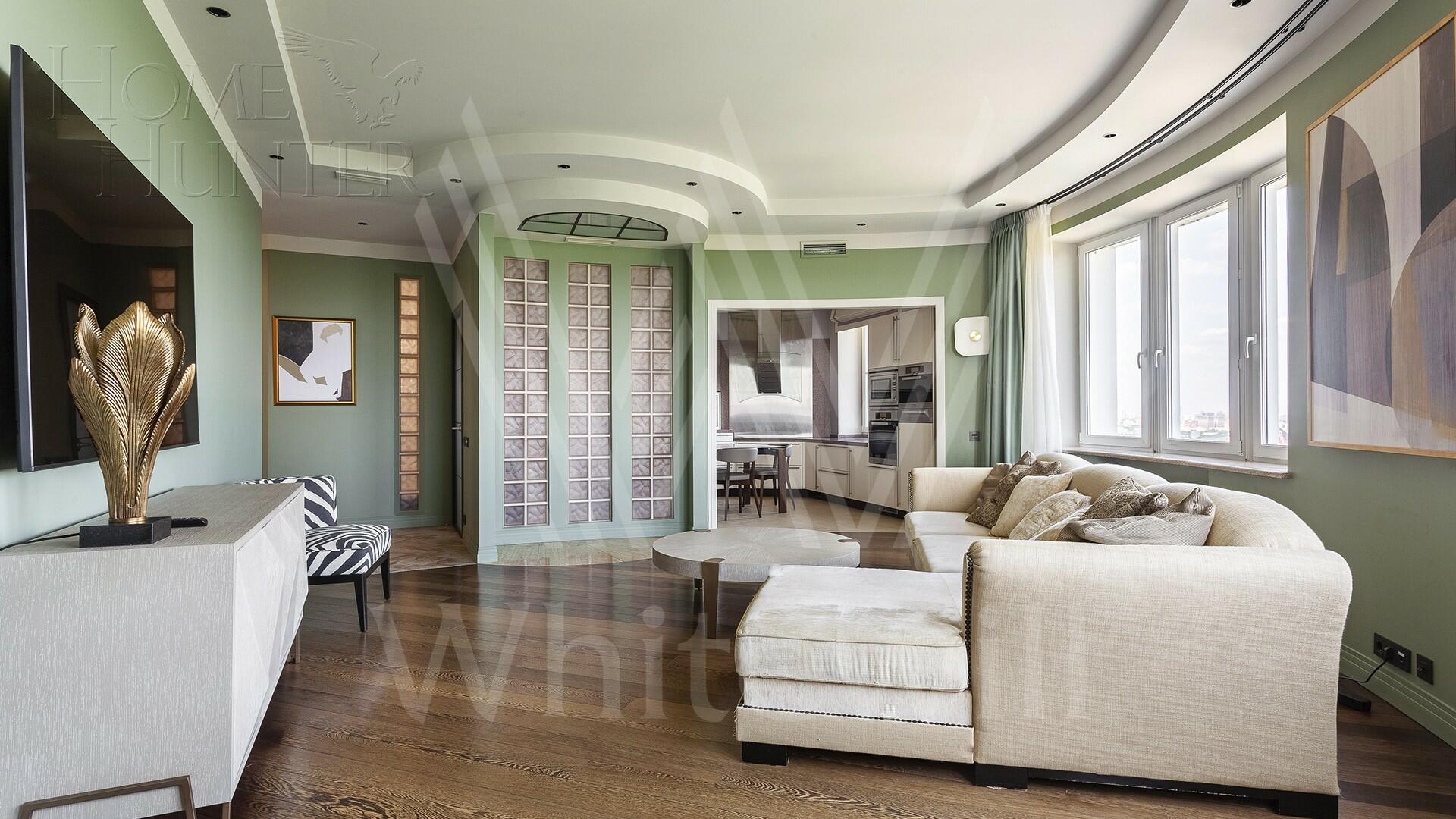 3-КОМН. КВАРТИРА С ОТДЕЛКОЙ 115 М² НА 19 ЭТАЖЕ