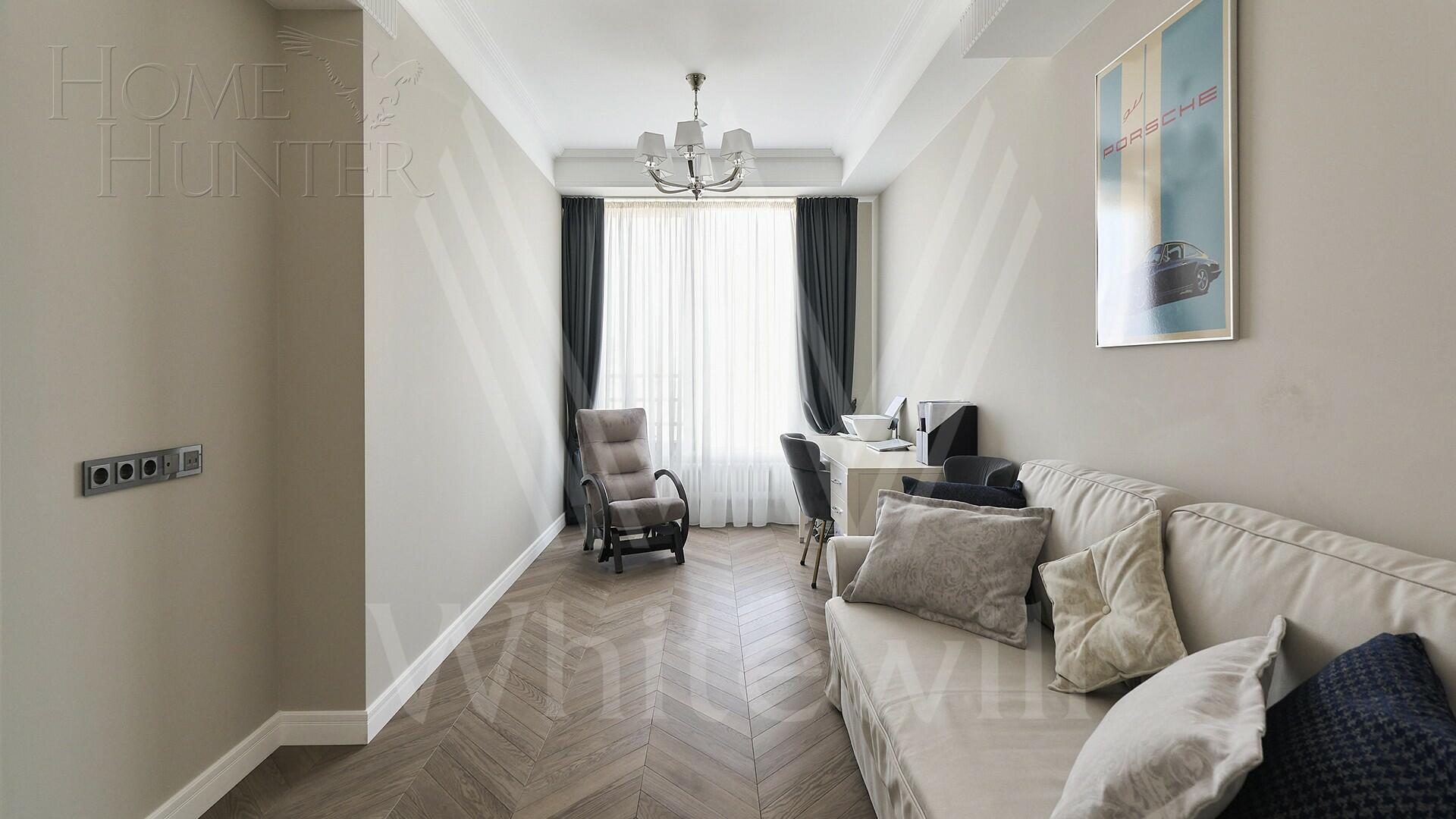 3-КОМН. АПАРТАМЕНТЫ С ОТДЕЛКОЙ 118 М² НА 9 ЭТАЖЕ