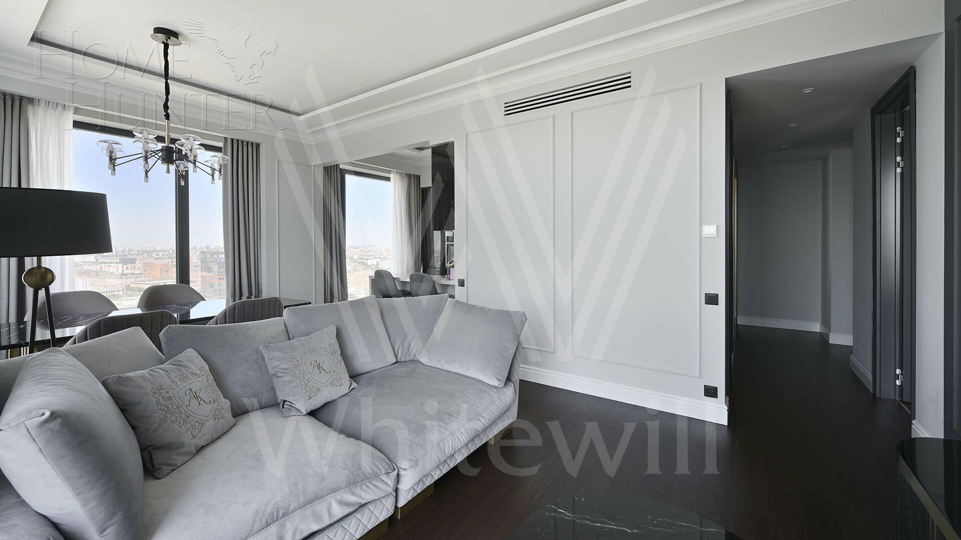 3-КОМН. КВАРТИРА С ОТДЕЛКОЙ 113 М² НА 32 ЭТАЖЕ