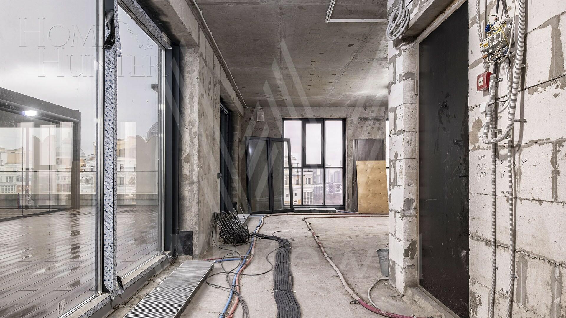 4-КОМН. КВАРТИРА БЕЗ ОТДЕЛКИ 300 М² НА 24 ЭТАЖЕ