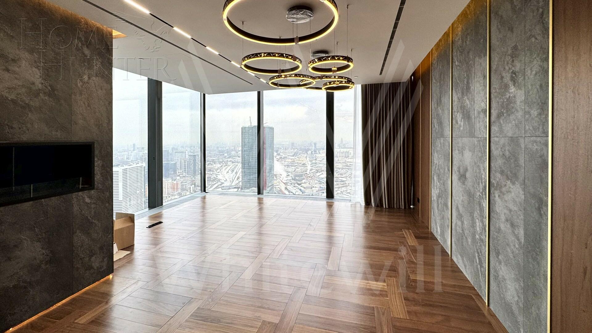 2-КОМН. АПАРТАМЕНТЫ С ОТДЕЛКОЙ 86 М² НА 53 ЭТАЖЕ