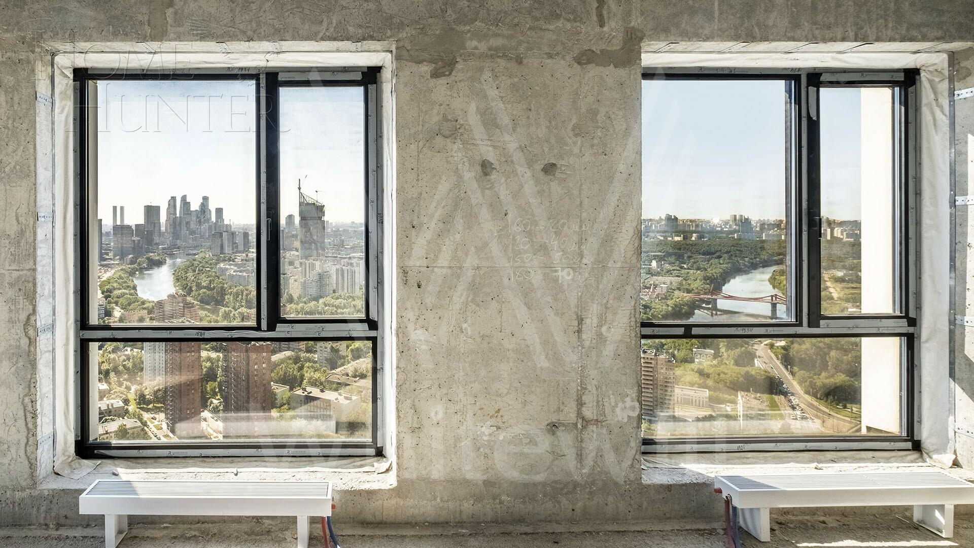 4-КОМН. КВАРТИРА БЕЗ ОТДЕЛКИ 121.9 М² НА 40 ЭТАЖЕ