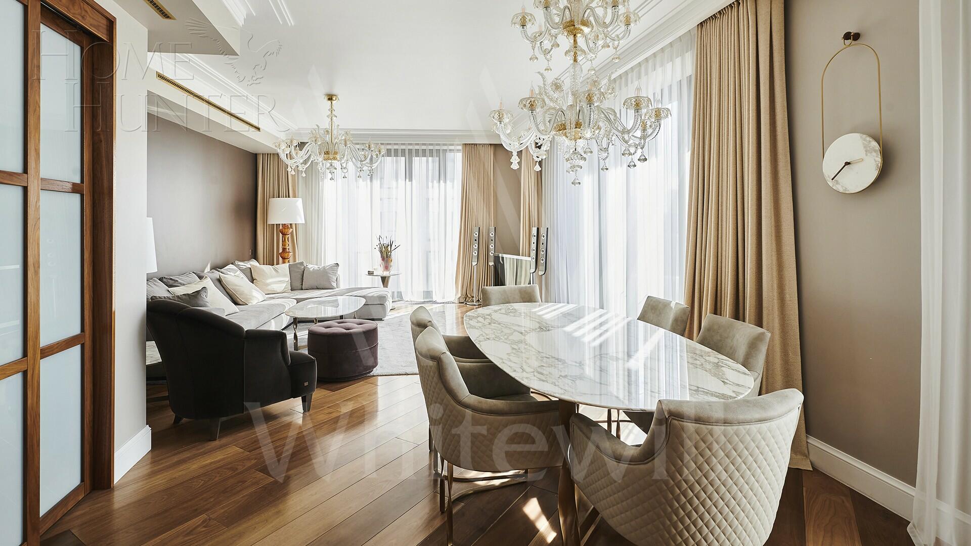 4-КОМН. АПАРТАМЕНТЫ С ОТДЕЛКОЙ 195 М² НА 13 ЭТАЖЕ