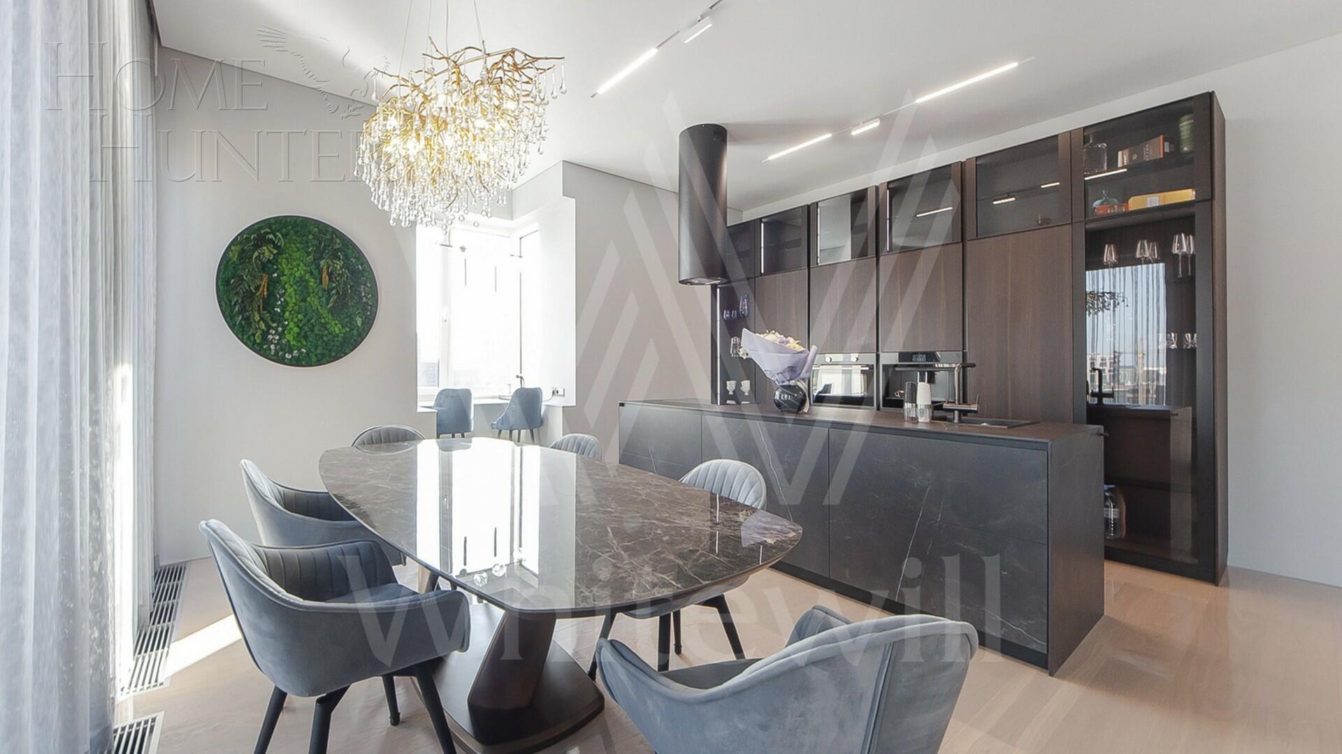 3-КОМН. КВАРТИРА С ОТДЕЛКОЙ 124 М² НА 12 ЭТАЖЕ