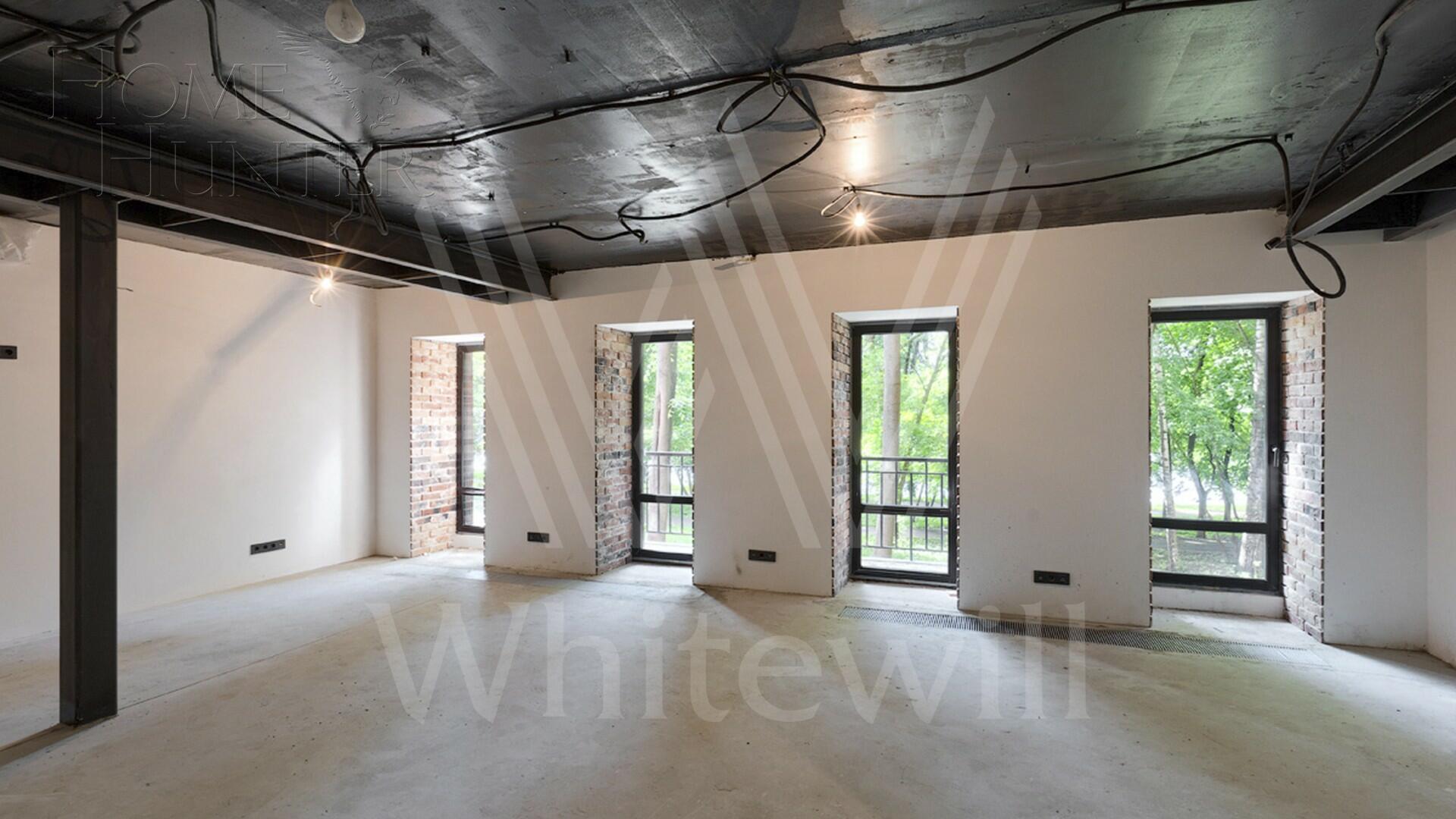 2-УРОВНЕВЫЕ АПАРТАМЕНТЫ БЕЗ ОТДЕЛКИ 100 М² НА 1 ЭТАЖЕ