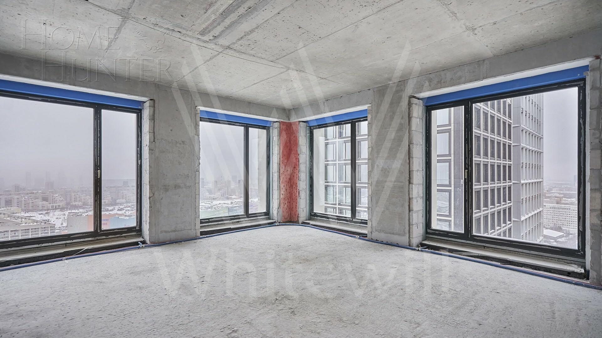 5-КОМН. КВАРТИРА БЕЗ ОТДЕЛКИ 160 М² НА 31 ЭТАЖЕ