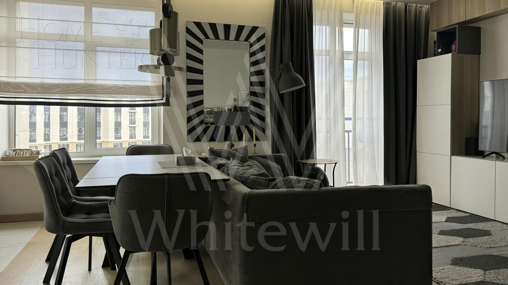 3-КОМН. АПАРТАМЕНТЫ С ОТДЕЛКОЙ 74 М² НА 15 ЭТАЖЕ