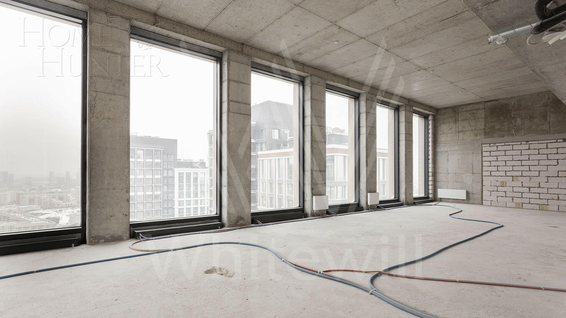 5-КОМН. ПЕНТХАУС БЕЗ ОТДЕЛКИ 187.2 М² НА 37 ЭТАЖЕ