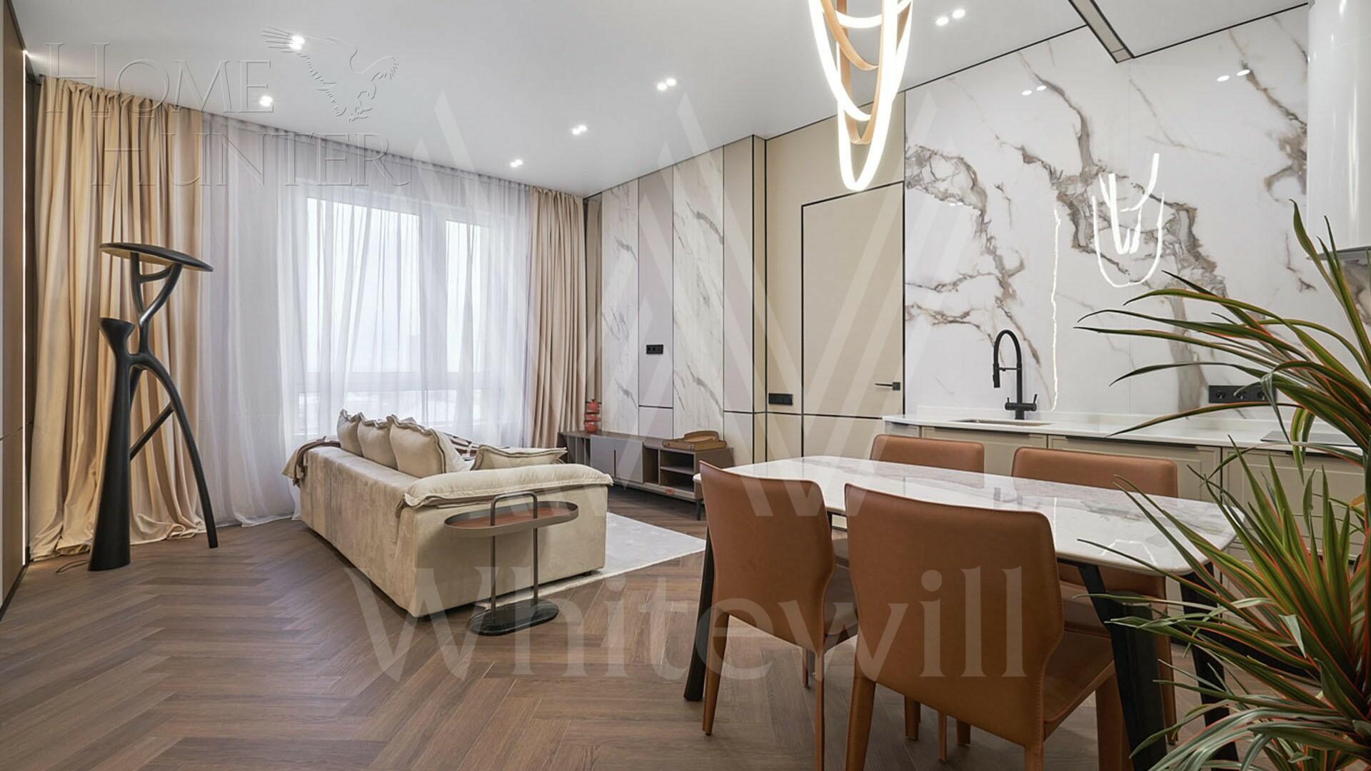 2-КОМН. КВАРТИРА С ОТДЕЛКОЙ 67 М² НА 14 ЭТАЖЕ