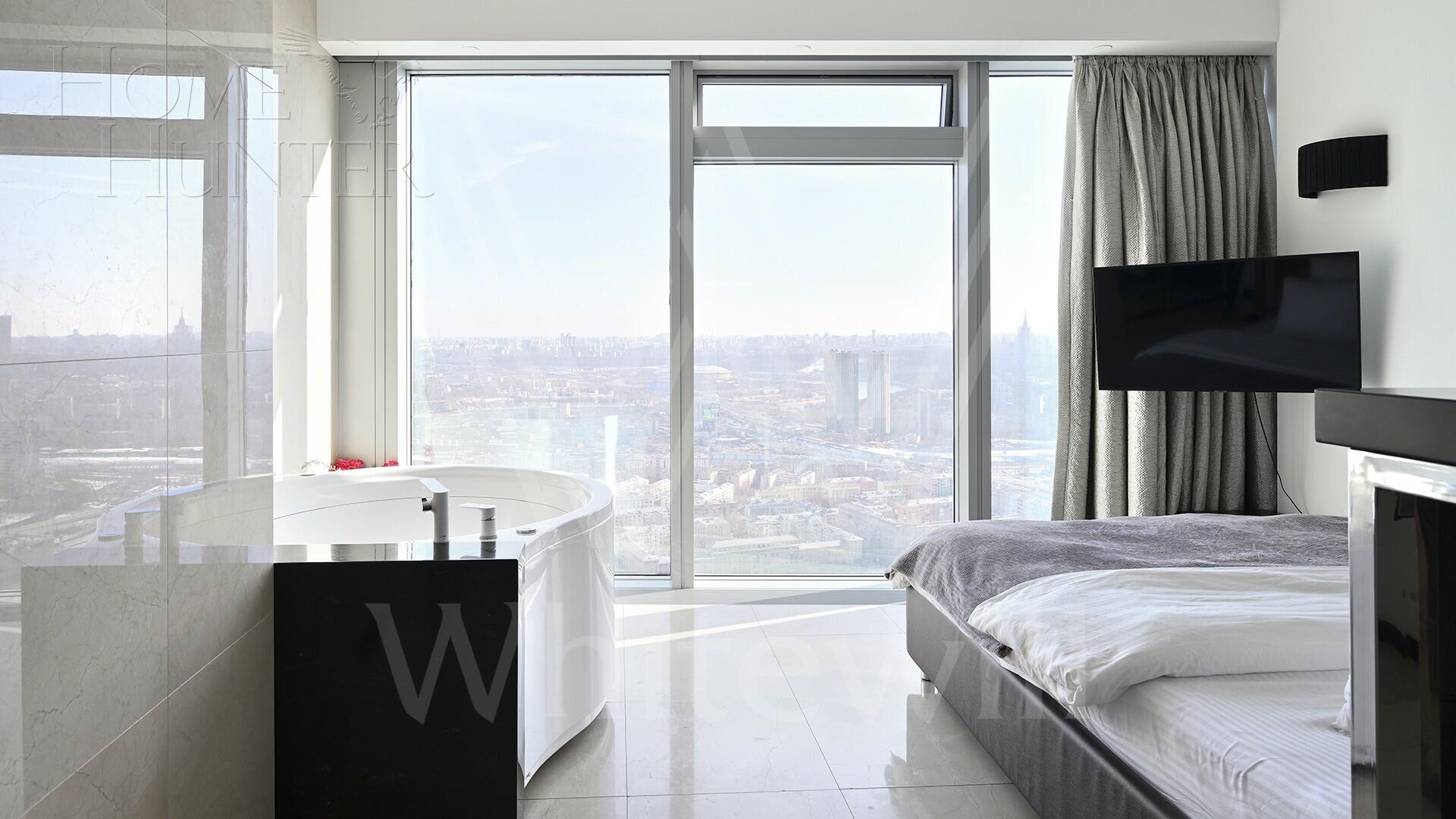 2-КОМН. АПАРТАМЕНТЫ С ОТДЕЛКОЙ 110 М² НА 48 ЭТАЖЕ